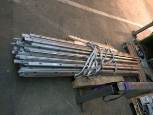 2nd delivery - clamps for rubber strips